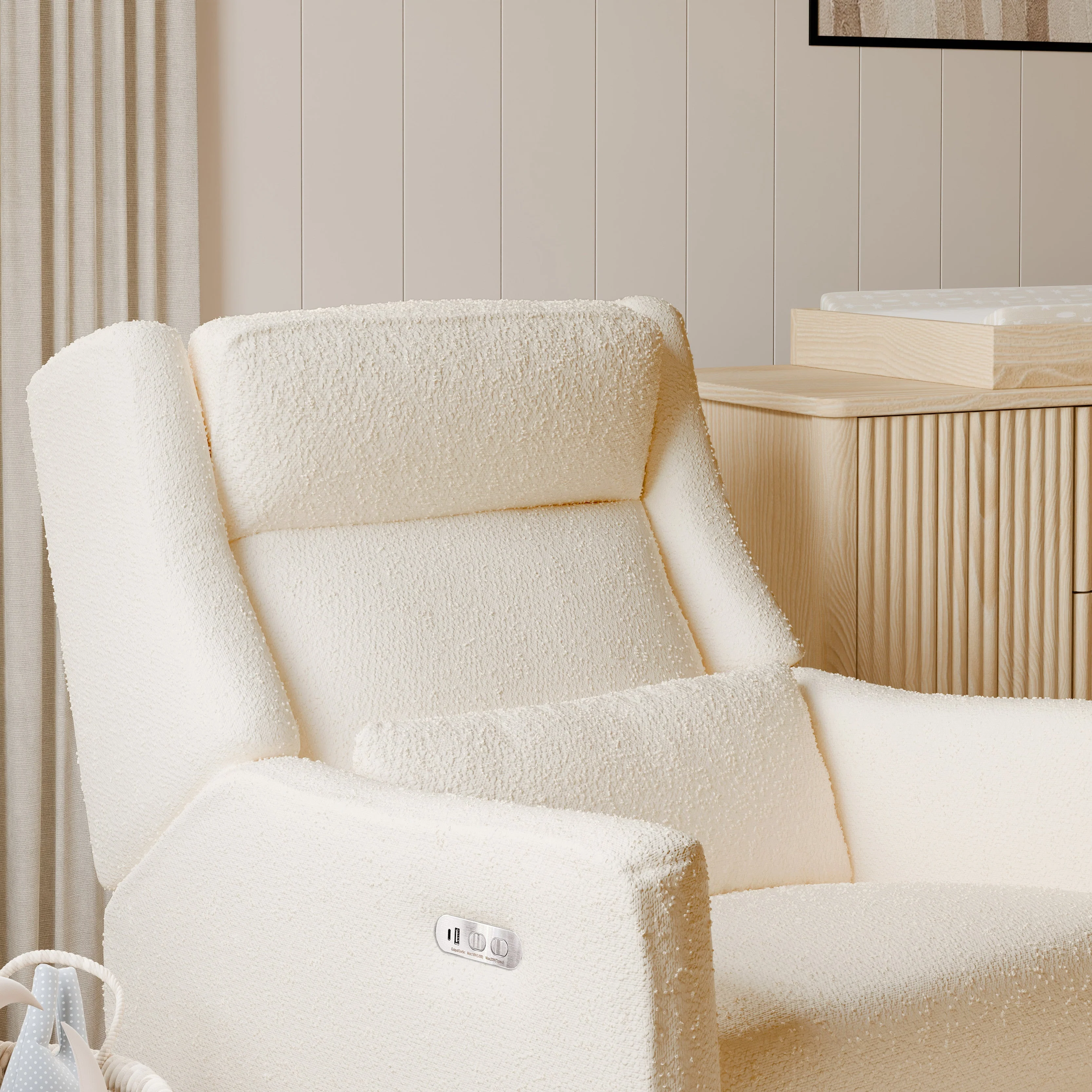 Babyletto Kiwi Plus Power Recliner and Swivel Glider with Power Adjustable Headrest and USB Port - Image 27