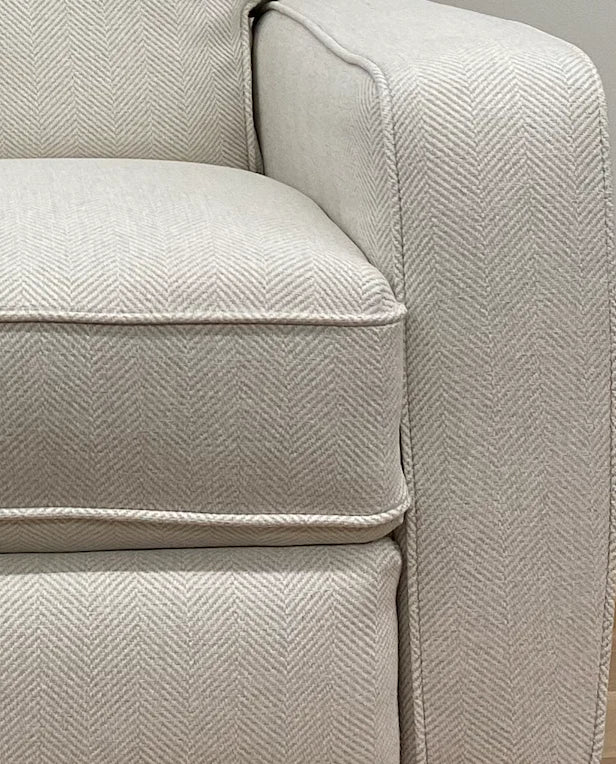 Best Chairs- Ellie Swivel Glider Recliner- Simply White (21787) - Image 5