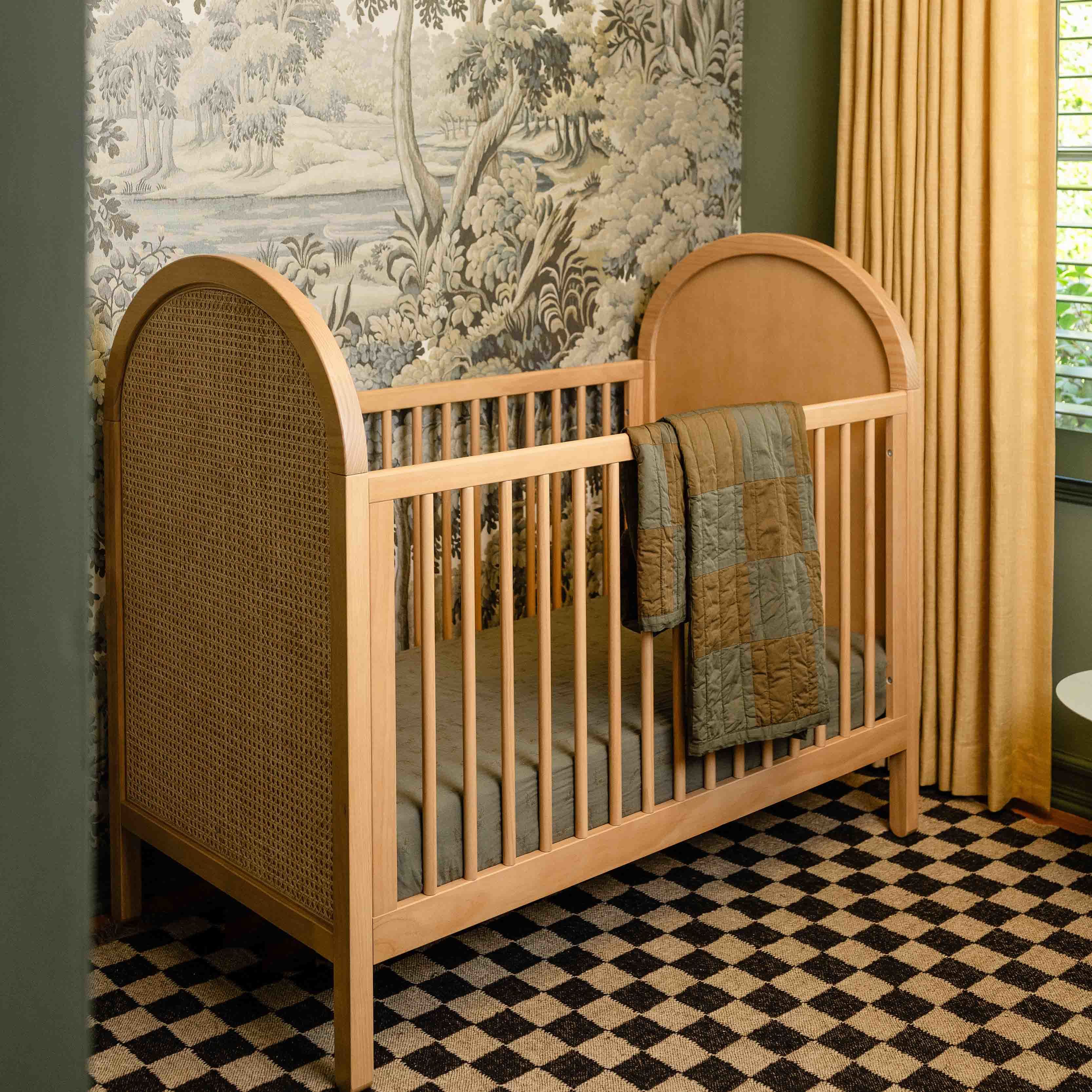 Babyletto Bondi Cane 3-in-1 Convertible Crib with Toddler Bed Conversion Kit - Image 3