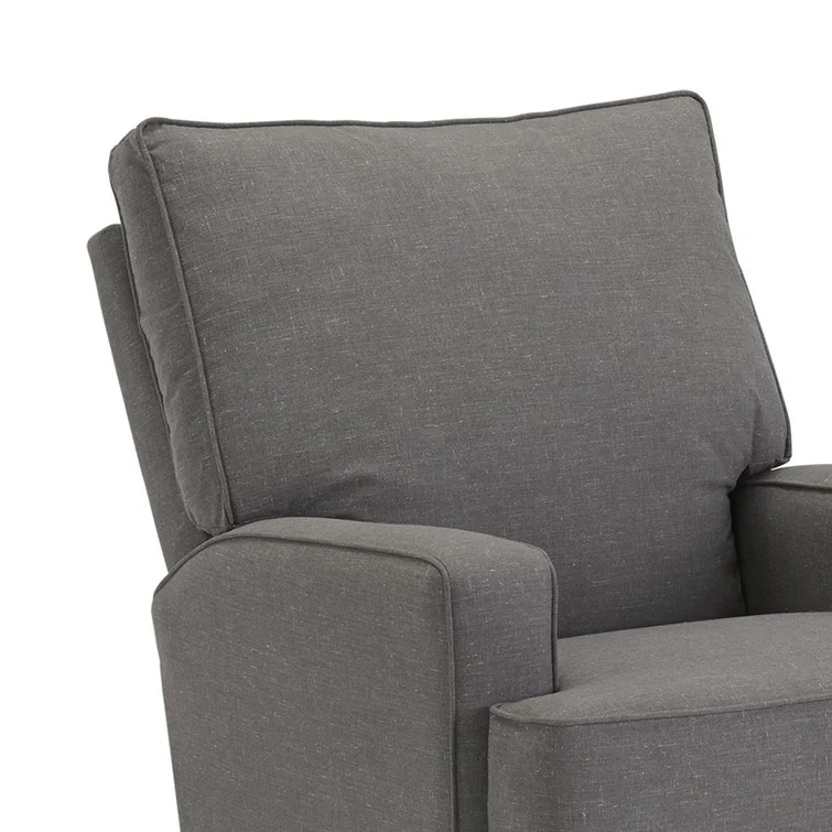 Best Chairs Ellie Swivel Glider Recliner- 21553C Charcoal - Image 4