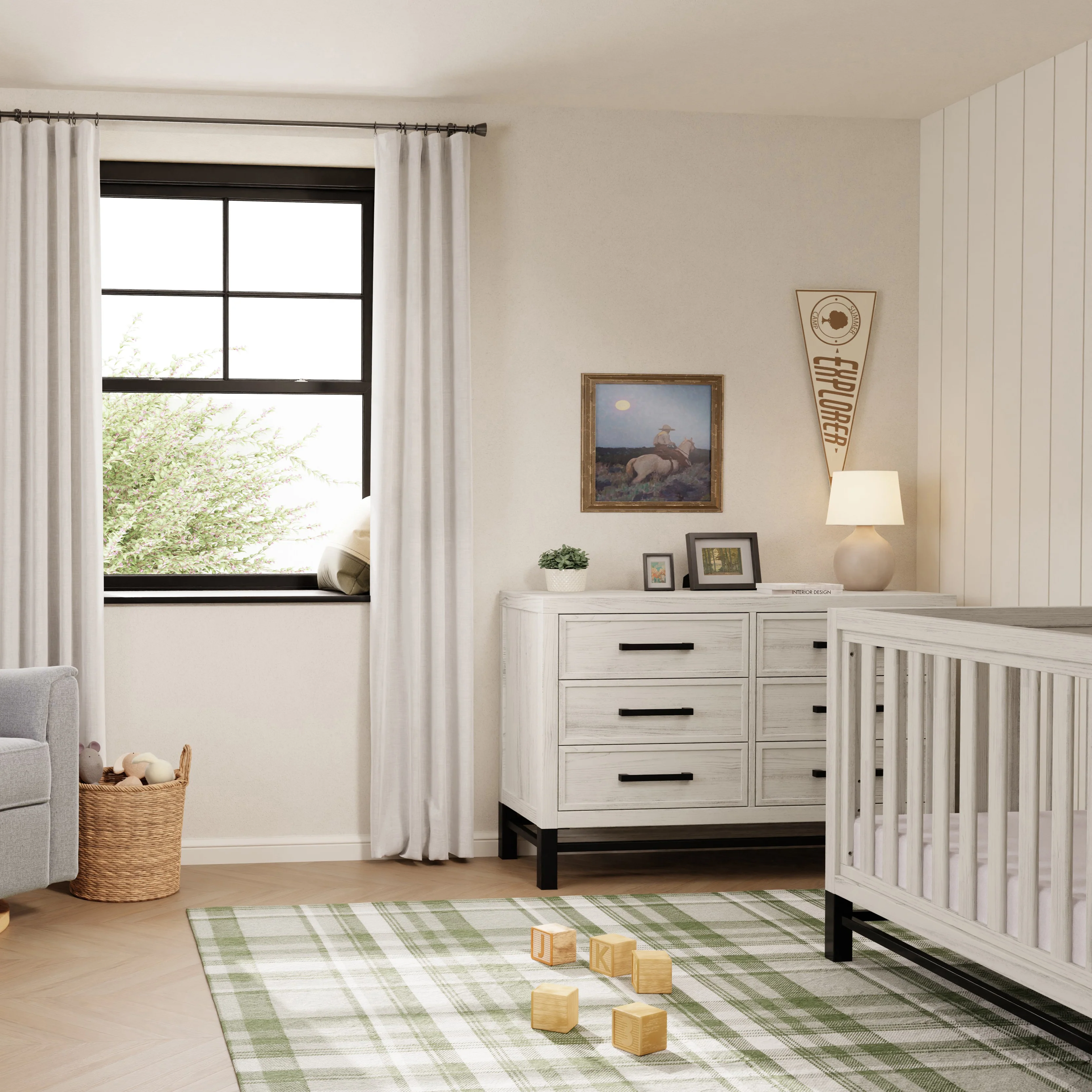 Monogram by Namesake Newbern Collection - Crib and Dresser - Image 6