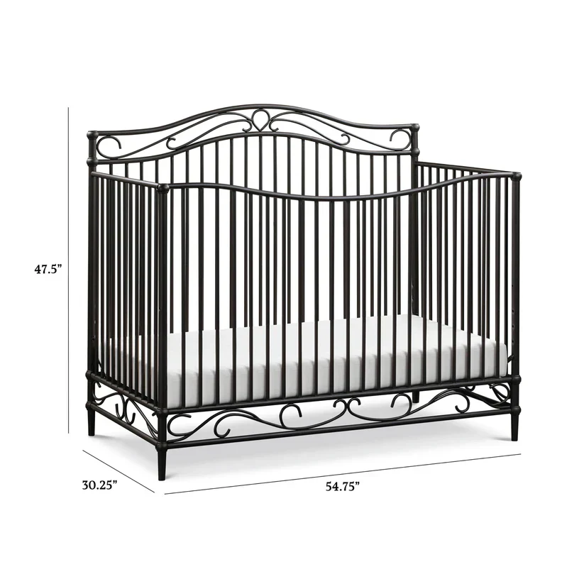 Namesake  4 Piece Nursery Set - Iron Convertible Crib and Dresser w/ Changing Tray - Image 8