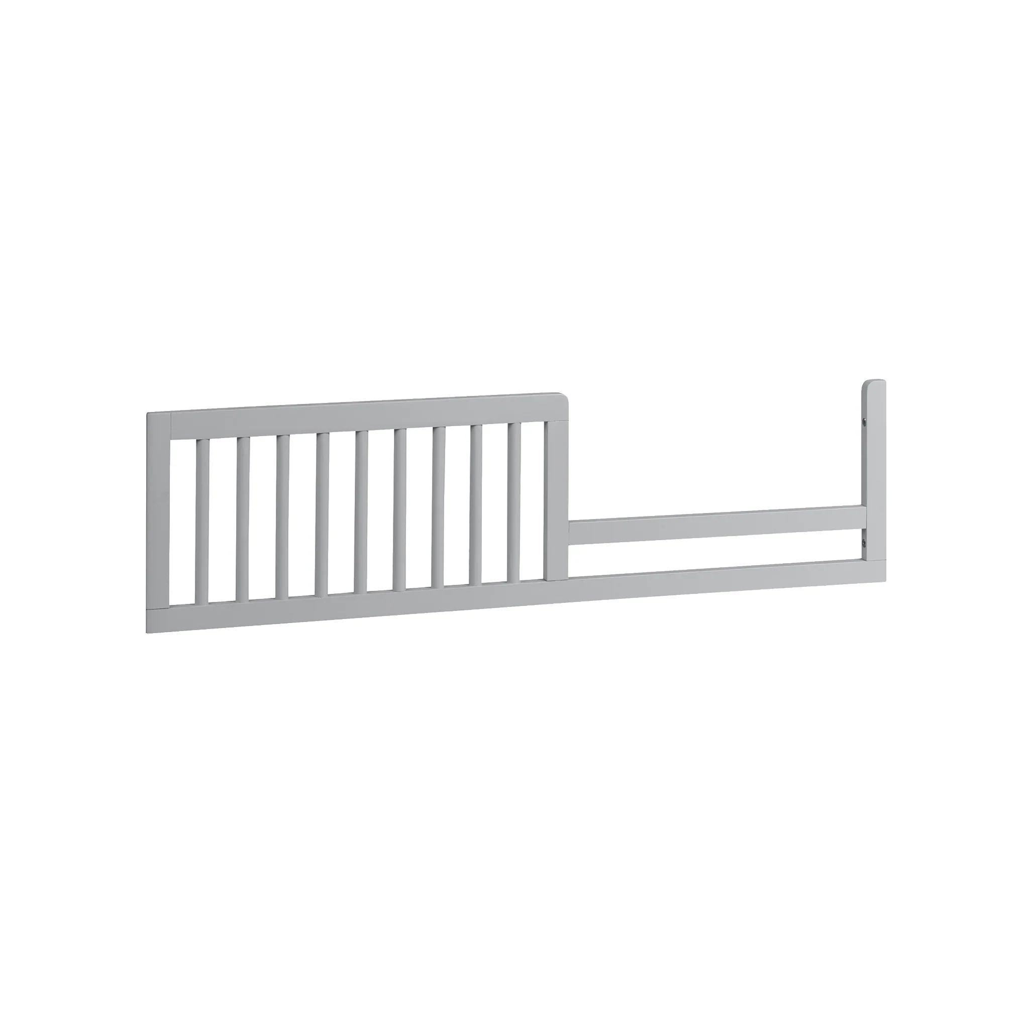Pali Napoli Flat Top Convertible Crib and Double Dresser w/Conversion Rails - Stone - Image 6