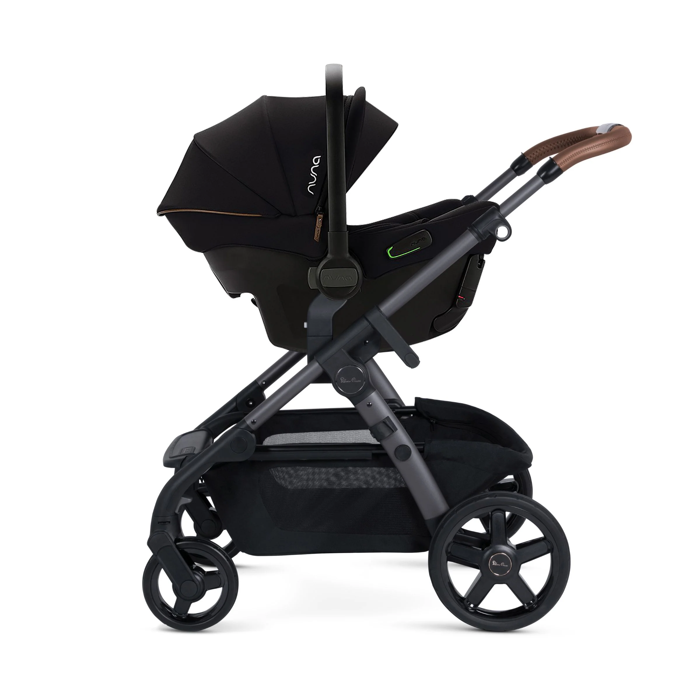 Silver Cross Wave 3 Complete Single to Double Stroller w/ Bassinet & Tandem Seat - Image 8