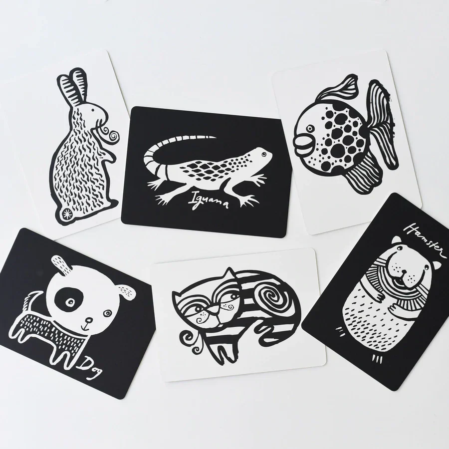 Wee Gallery Art Cards for Baby - Pets Collection - Image 3